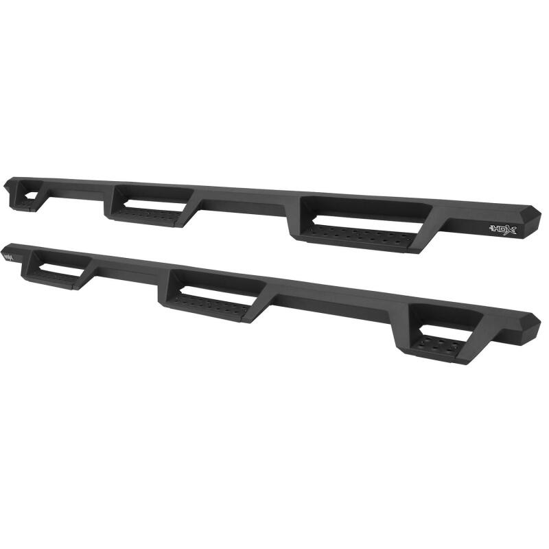 WES Nerf Bars - HDX Drop - Westin 17-22 Ford F-250/350 Crew Cab 6.75ft Bed HDX Drop W2W Nerf Step Bars - Tex. Blk