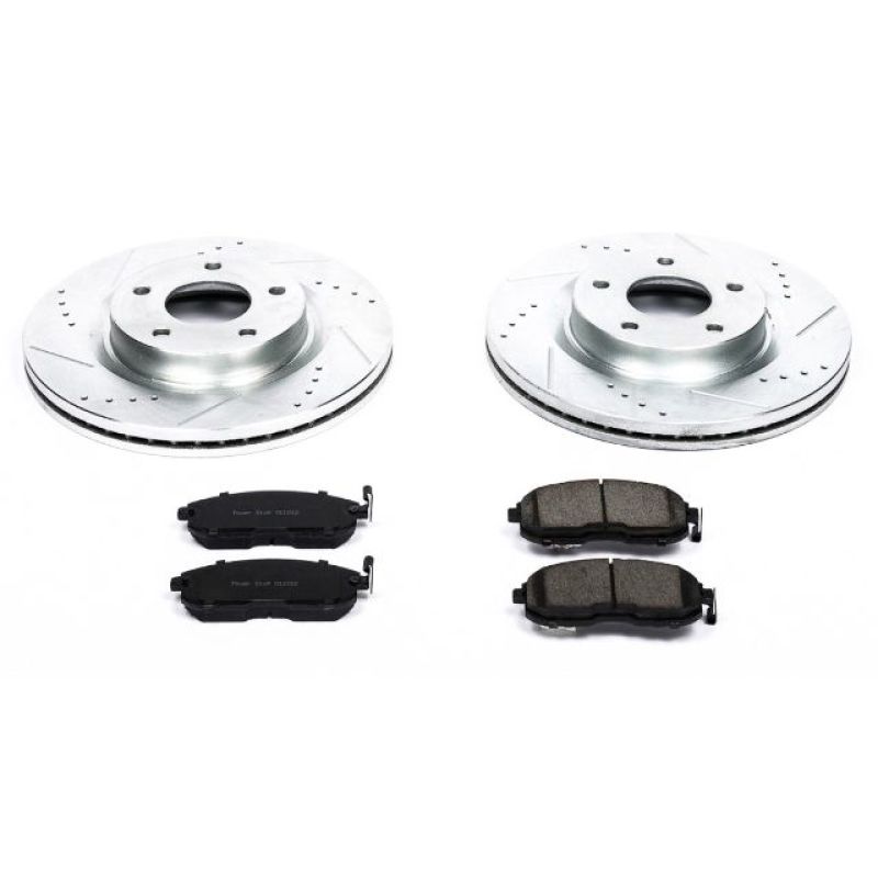 PSB Z23 Evolution Kit - Power Stop 07-13 Nissan Altima Front Z23 Evolution Sport Brake Kit