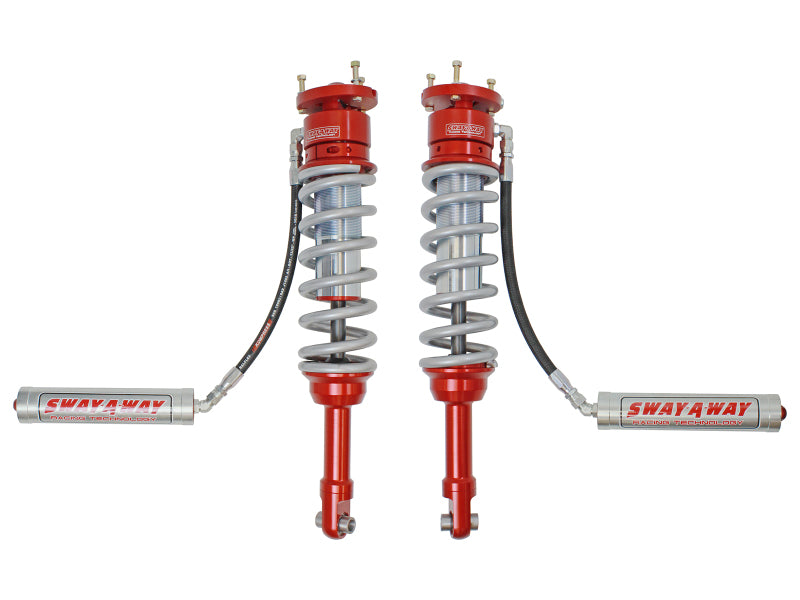 AFE Sway Coil Over Kit - aFe Sway-A-Way 3.0in Front Coilover Kit 2017 Ford F-150 Raptor V6-3.5L (tt) w/Remote Reservoirs