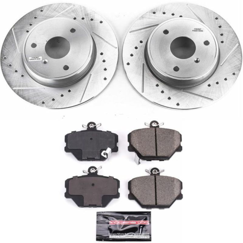 PSB Z23 Evolution Kit - Power Stop 08-16 Smart Fortwo Front Z23 Evolution Sport Brake Kit