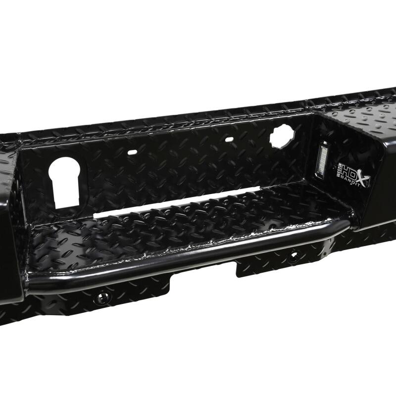 WES HDX Rear Bumpers - Westin 19-20 Chevy Silverado 1500 HDX Bandit Rear Bumper - Black