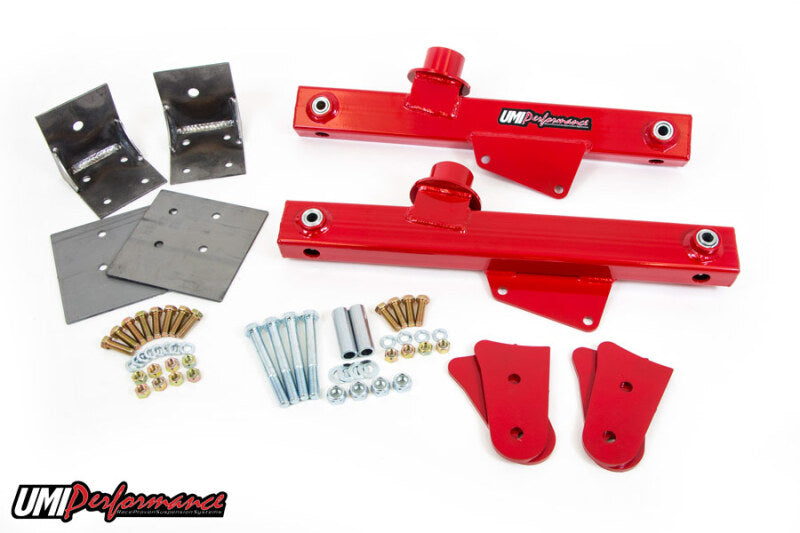 UMI Traction Bars - UMI Performance 79-93 Ford Mustang Strip Grip Kit