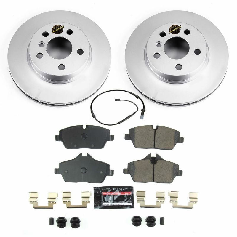 PSB Z23 Evolution Coated Kit - Power Stop 14-19 BMW i3 Front Z23 Evolution Sport Coated Brake Kit