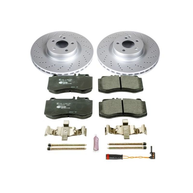 PSB Euro-Stop Kit - Power Stop 10-16 Mercedes-Benz E350 Front Euro-Stop Brake Kit