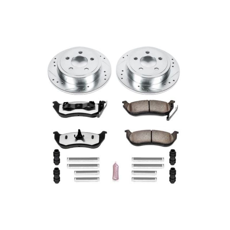 PSB Z36 Truck & Tow Kit - Power Stop 03-07 Jeep Liberty Rear Z36 Truck & Tow Brake Kit