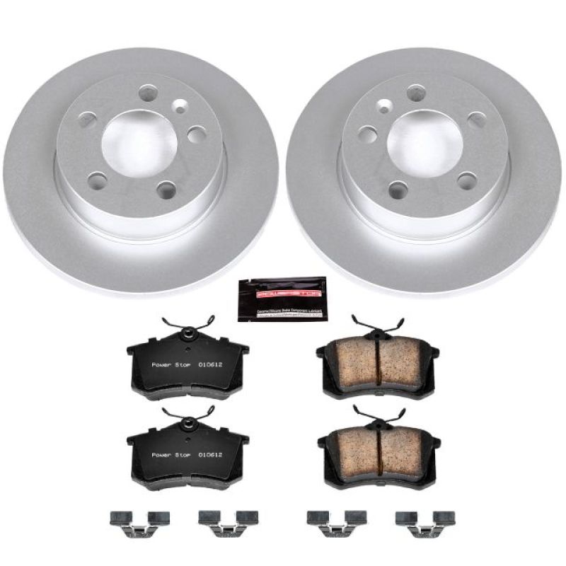 PSB Z23 Evolution Coated Kit - Power Stop 00-06 Audi TT Quattro Rear Z23 Evolution Sport Coated Brake Kit