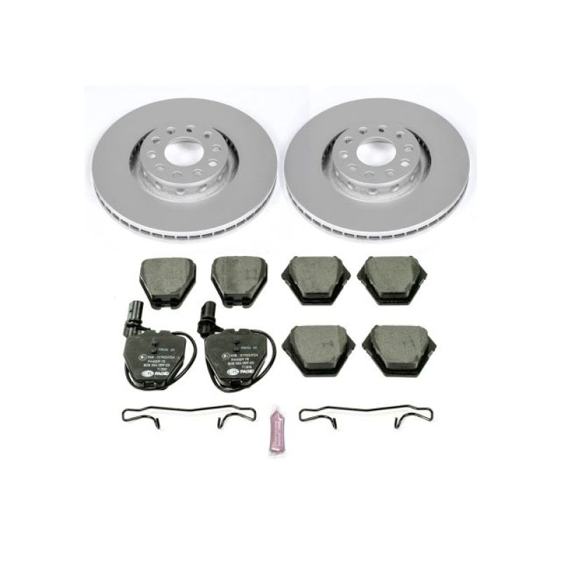 PSB Euro-Stop Kit - Power Stop 02-04 Volkswagen Passat Front Euro-Stop Brake Kit