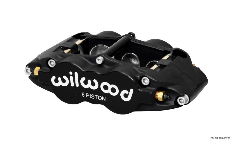 WIL Superlite Caliper - Wilwood Caliper-Forged Superlite 6R-L/H 1.62/1.12/1.12in Pistons 0.81in Disc