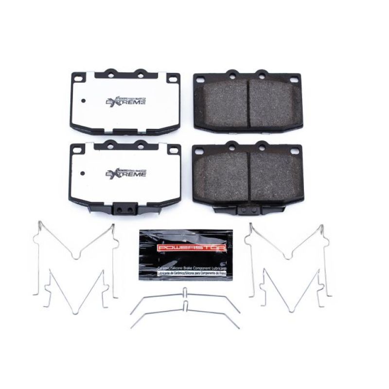 PSB Z26 Extreme Brake Pads - Power Stop 86-91 Mazda RX-7 Front Z26 Extreme Street Brake Pads w/Hardware