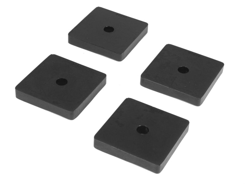 PRO Spring/Shackle Bush- Blk - Prothane 60+ Jaguar MKII Rear Spring Pad Kits - Black