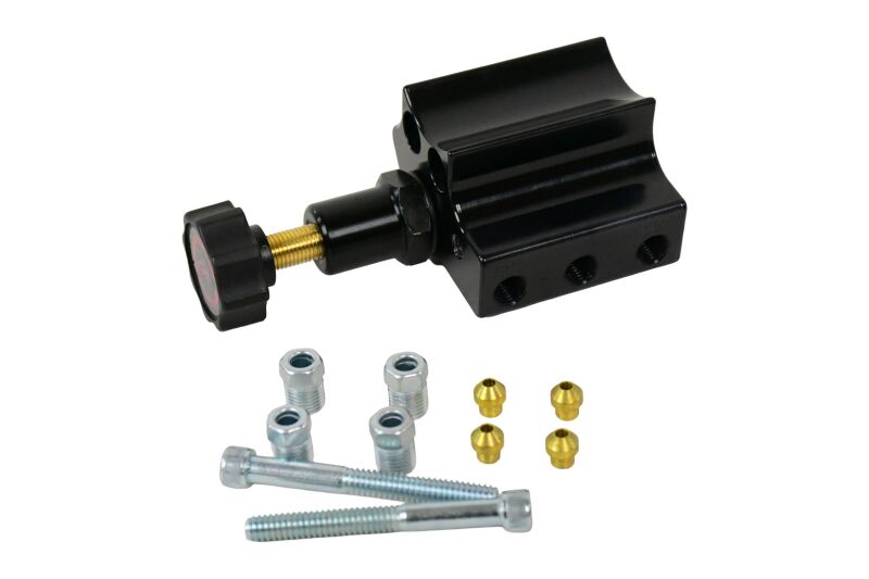 BAE Proportioning Valve - Baer Brakes Remaster Left Port Adjustable Proportioning Valve - Black
