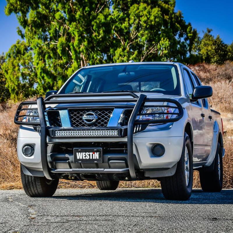 WES Sportsman Grille Guards - Westin 12-20 Nissan Frontier Sportsman X Grille Guard - Textured Black