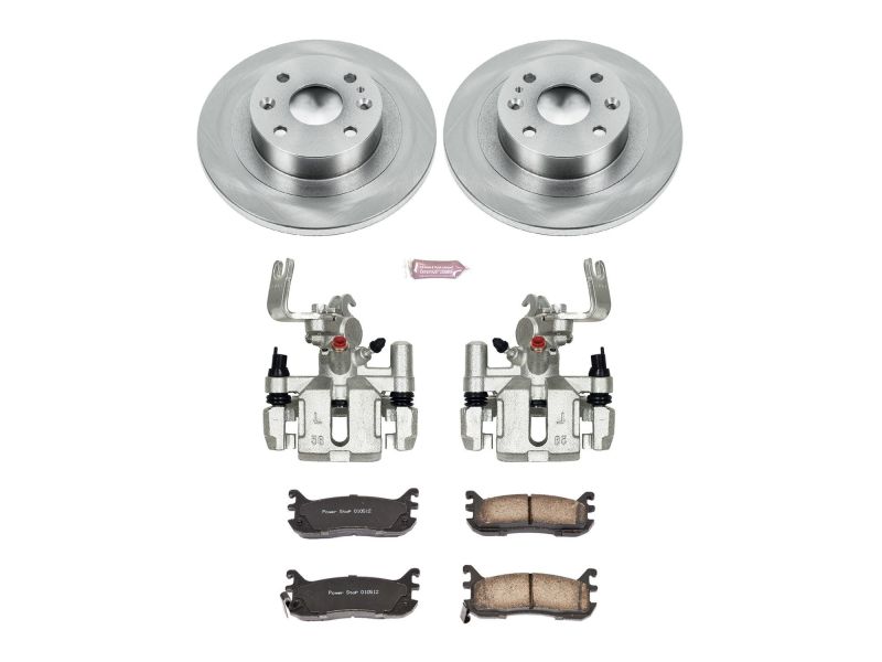 PSB Autospecialty Kit w/Cals - Power Stop 97-03 Ford Escort Rear Autospecialty Brake Kit w/Calipers