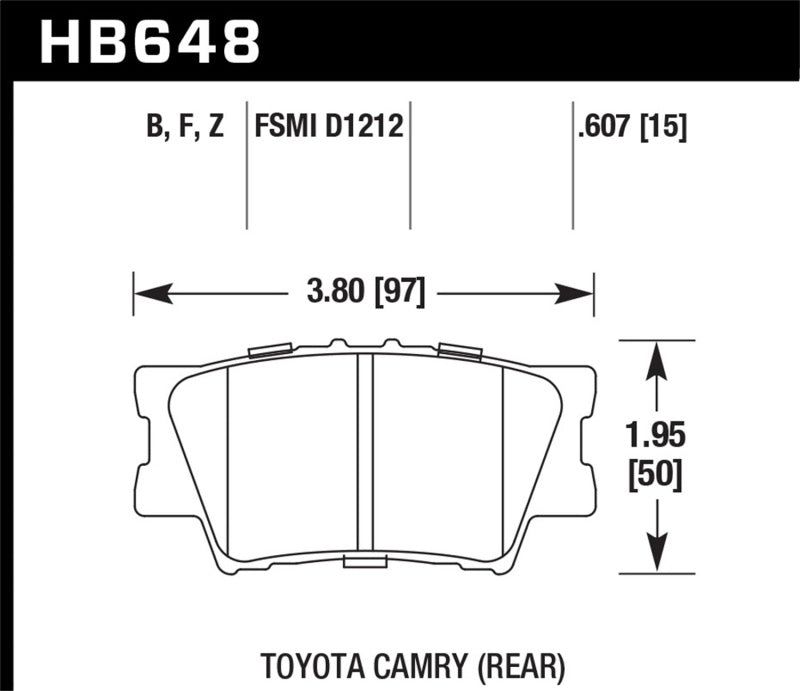 HAWK HPS Brake Pad Sets - Hawk HPS Street Brake Pads