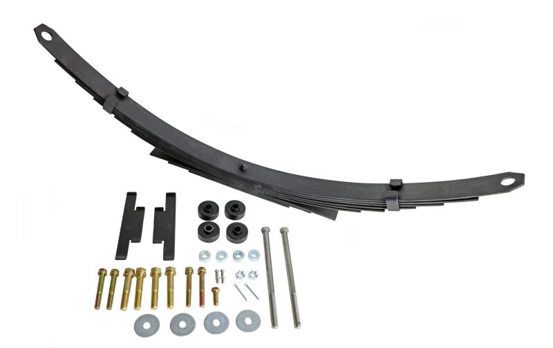 RID Steel Leaf Springs - Ridetech 63-82 Chevrolet Corvette Rear Steel Leaf Spring Kit (w/ Shims/Lowering End Links/Hardware)