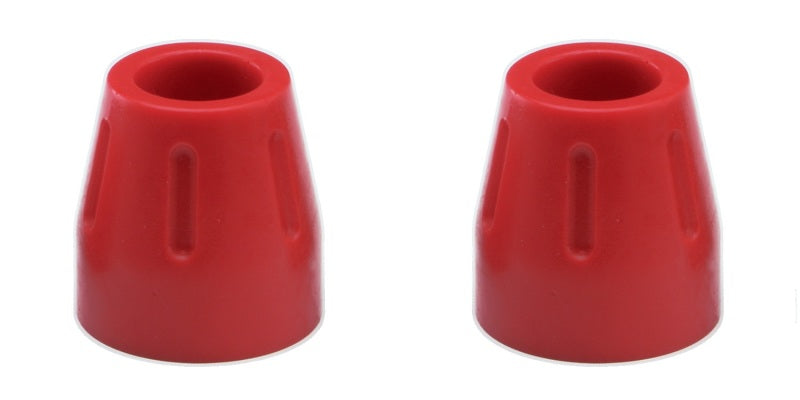 ES Bump Stops - Red - Energy Suspension Universal Red 1-1/2in OD x 11/16in McPherson ID Strut Bump Stop Set