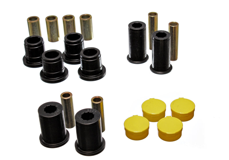 ES Cntrl Arm Bushings - Black - Energy Suspension Control Arm Bushing Set - Black
