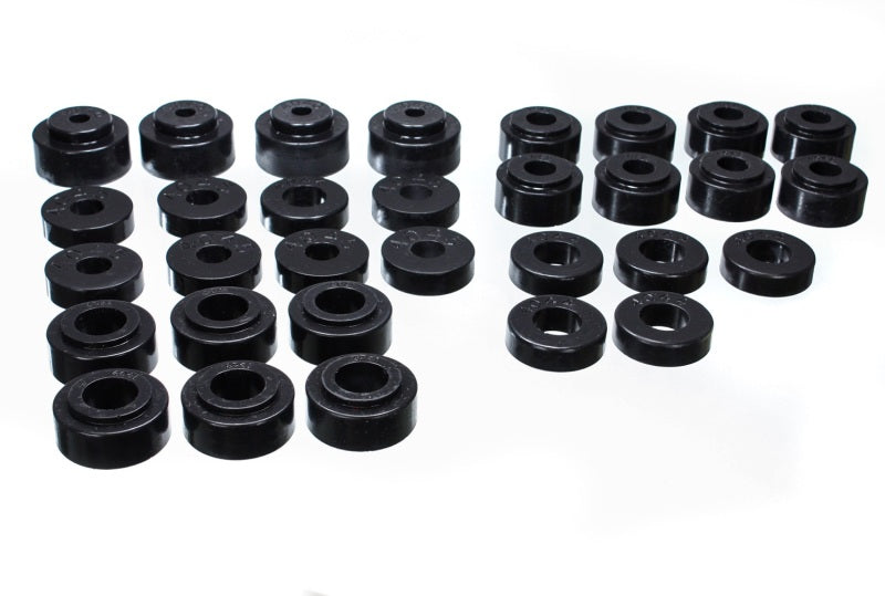 ES Body Mounts - Black - Energy Suspension GM Body Mount Set - Black