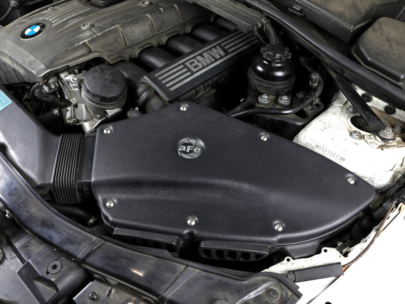 AFE Magnum FORCE Stage-2Si Cold Air Intakes - aFe MagnumFORCE Intakes Stage-2 PDS AIS PDS BMW 3-Series (E9X) 06-12 L6-3.0L (Blk)