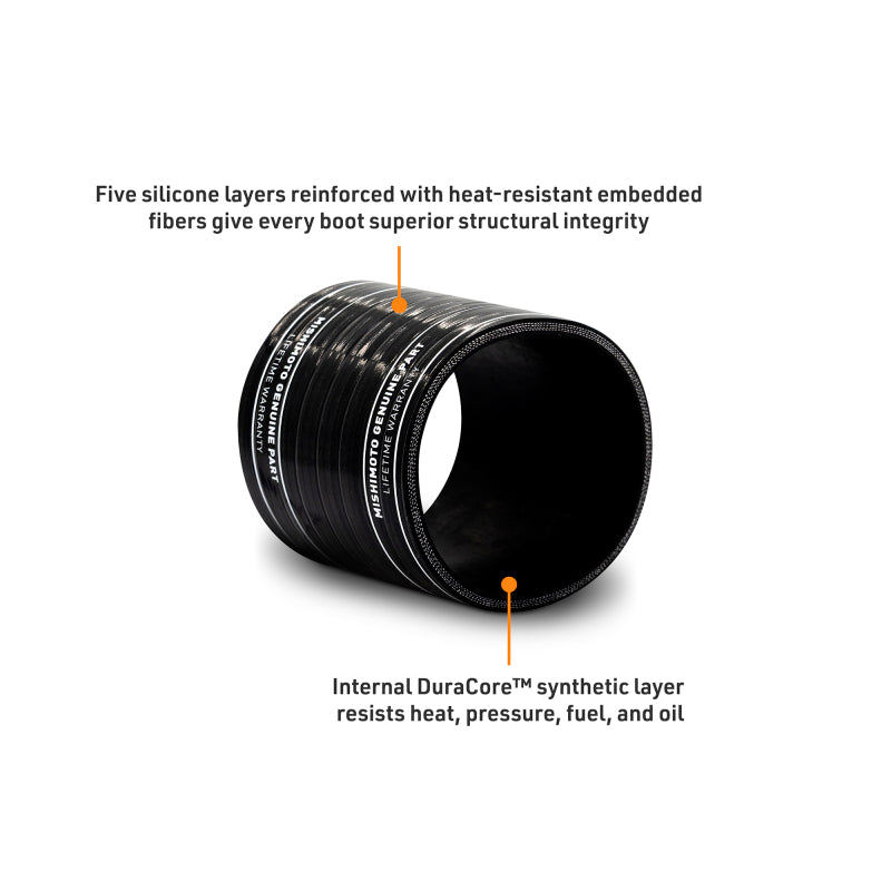 MM Couplers - Straight - Mishimoto Duracore 4in Straight Coupler