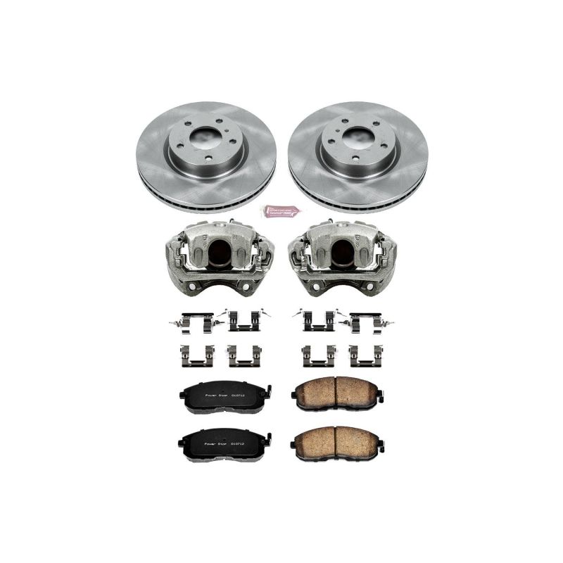 PSB Autospecialty Kit w/Cals - Power Stop 03-05 Infiniti G35 Front Autospecialty Brake Kit w/Calipers