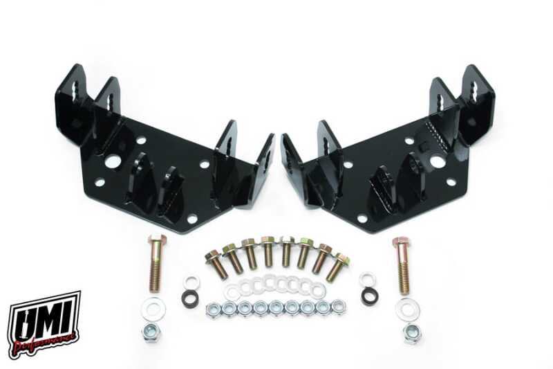 UMI Control Arm Mounts - UMI Performance 93-02 F-Body Front Upper A-Arm Mounts Adjustable Coil Over Only