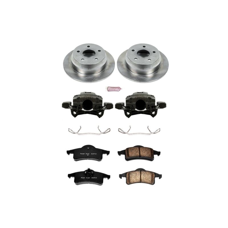 PSB Autospecialty Kit w/Cals - Power Stop 99-04 Jeep Grand Cherokee Rear Autospecialty Brake Kit w/Calipers
