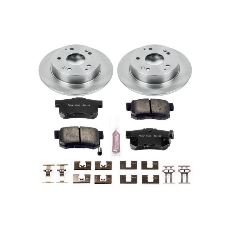 PSB Autospecialty Kit - Power Stop 97-01 Acura Integra Rear Autospecialty Brake Kit