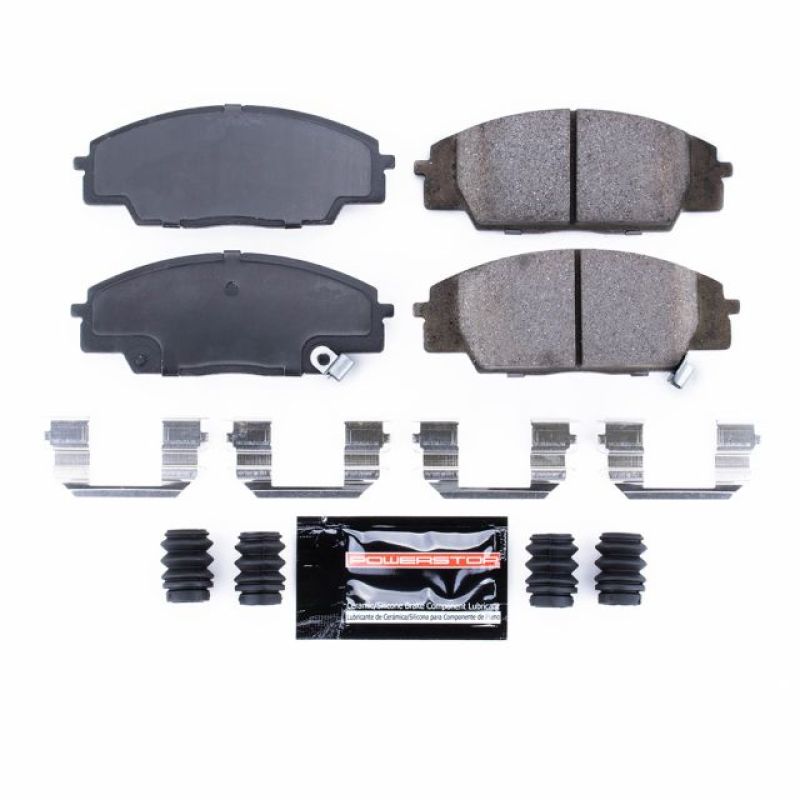 PSB Z23 Evolution Brake Pads - Power Stop 07-10 Acura CSX Front Z23 Evolution Sport Brake Pads w/Hardware