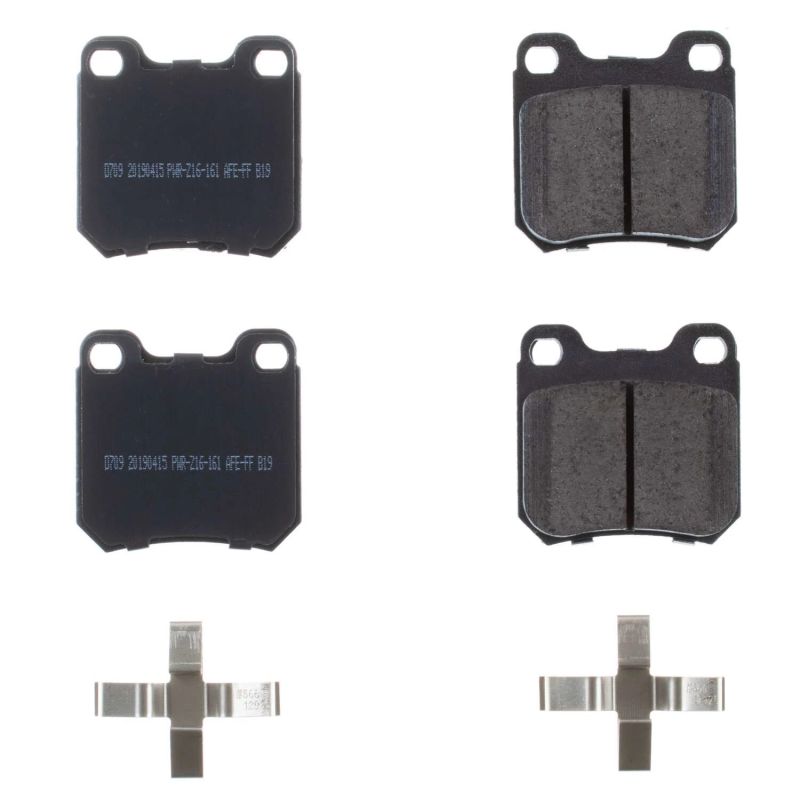 PSB Z17 Evolution Brake Pads - Power Stop 97-01 Cadillac Catera Rear Z17 Evolution Ceramic Brake Pads w/Hardware