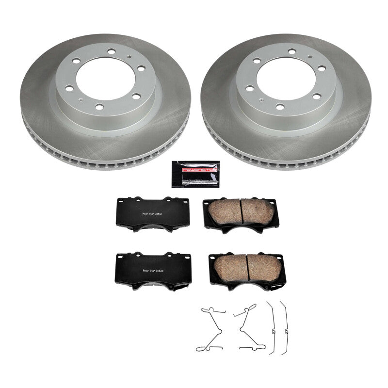 PSB Semi-Coated Rotor Kits - Power Stop 05-22 Toyota Tacoma Front Semi-Coated Rotor Kit