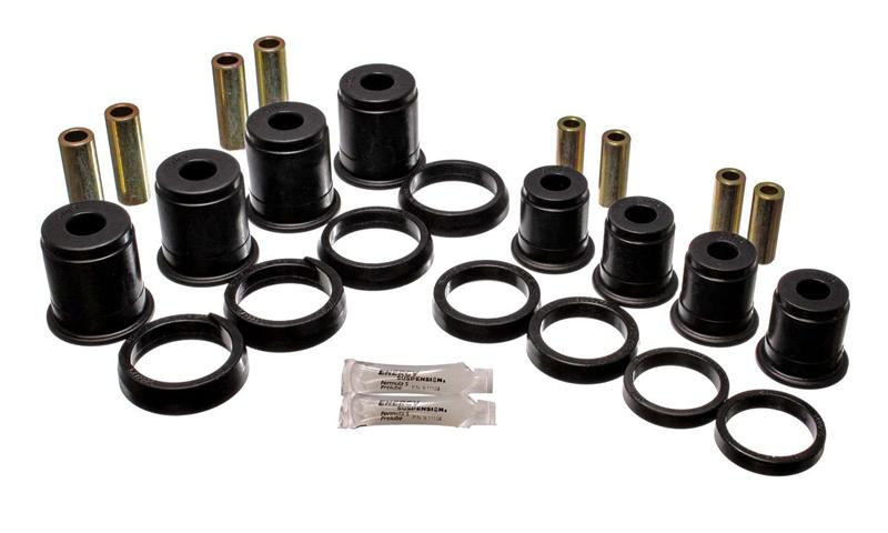 ES Cntrl Arm Bushings - Black - Energy Suspension 84-01 Jeep Cherokee/Wagoneer/Comanche 2WD Black Front Control Arm Bushings