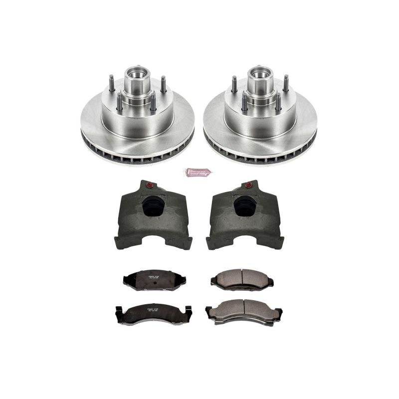 PSB Autospecialty Rotor - Power Stop 87-93 Ford F-150 Front Autospecialty Kit w/Cals