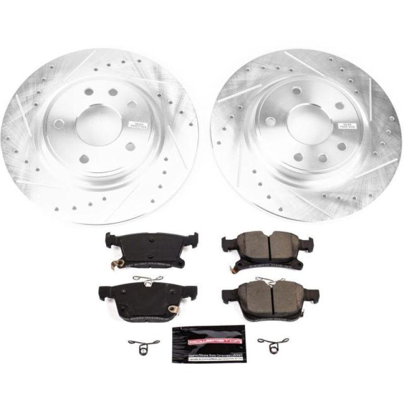 PSB Z23 Evolution Kit - Power Stop 17-19 Chrysler Pacifica Rear Z23 Evolution Sport Brake Kit