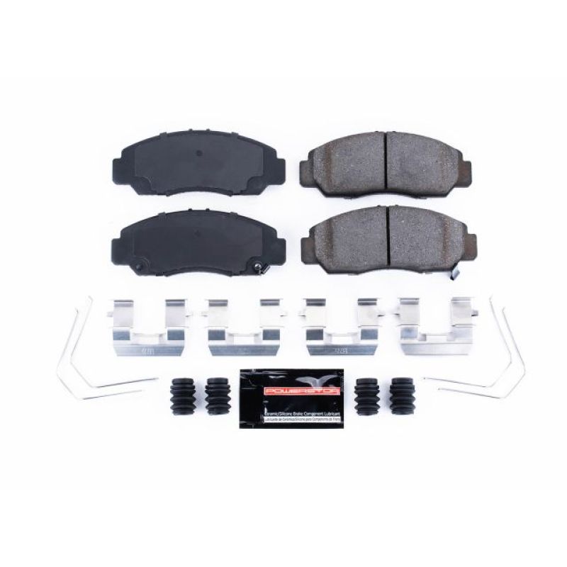 PSB Z23 Evolution Brake Pads - Power Stop 06-15 Honda Civic Front Z23 Evolution Sport Brake Pads w/Hardware