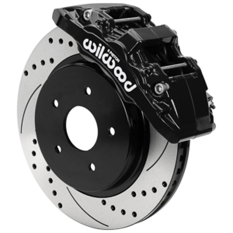 WIL Aero Brake Kit - Wilwood 13-18 Dodge Ram 1500 Aero6 DM SRP Front Brake Kit w/ Lines