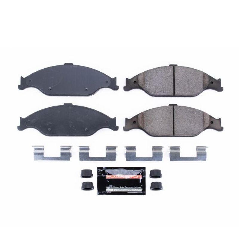 PSB Z23 Evolution Brake Pads - Power Stop 99-04 Ford Mustang Front Z23 Evolution Sport Brake Pads w/Hardware