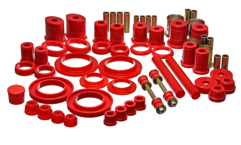 ES Hyper-Flex Sets - Red - Energy Suspension 99-04 Ford Mustang Red Hyper-flex Master Bushing Set