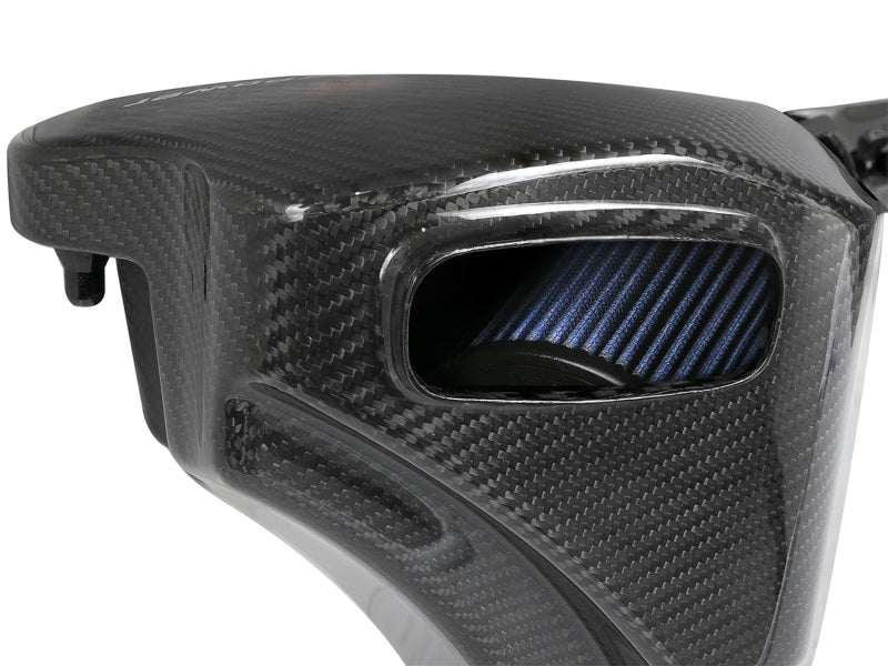 AFE Black Series Carbon Fiber Cold Air Intakes - aFe Momentum GT Pro 5R Cold Air Intake System 15-17 BMW M3/M4 S55 (tt)