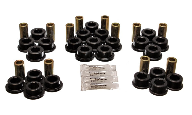 ES Cntrl Arm Bushings - Black - Energy Suspension 87-92 Toyota Supra Black Rear Control Arm Bushing Set