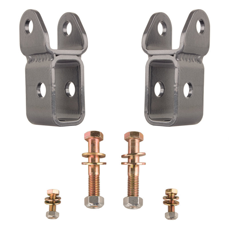 SYN Shock Mounts - Synergy 2018+ Jeep Wrangler JL/JLU Front Lower Shock Extension Brackets