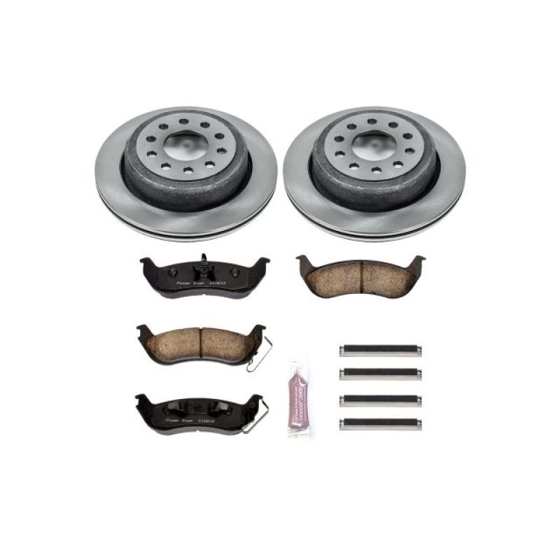 PSB Autospecialty Kit - Power Stop 03-11 Lincoln Town Car Rear Autospecialty Brake Kit