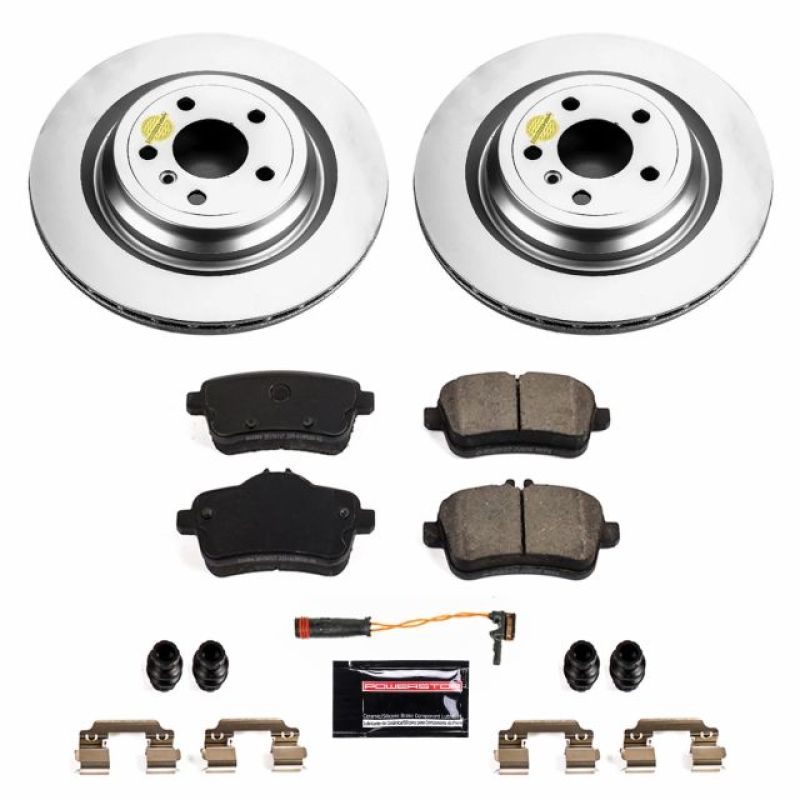 PSB Z23 Evolution Coated Kit - Power Stop 2016 Mercedes-Benz GLE300d Rear Z23 Evolution Sport Coated Brake Kit