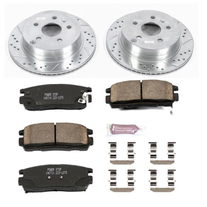 PSB Z23 Evolution Kit - Power Stop 10-17 Chevrolet Equinox Rear Z23 Evolution Sport Brake Kit