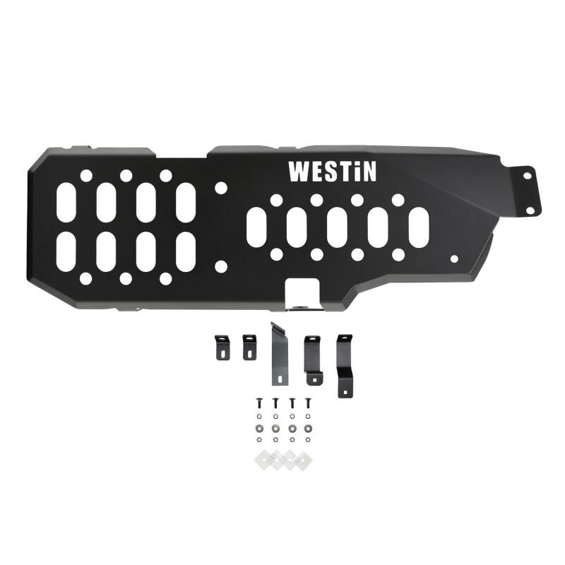 WES Skid Plates - Westin/Snyper 07-17 Jeep Wrangler 2Dr Gas Tank Skid Plate - Textured Black