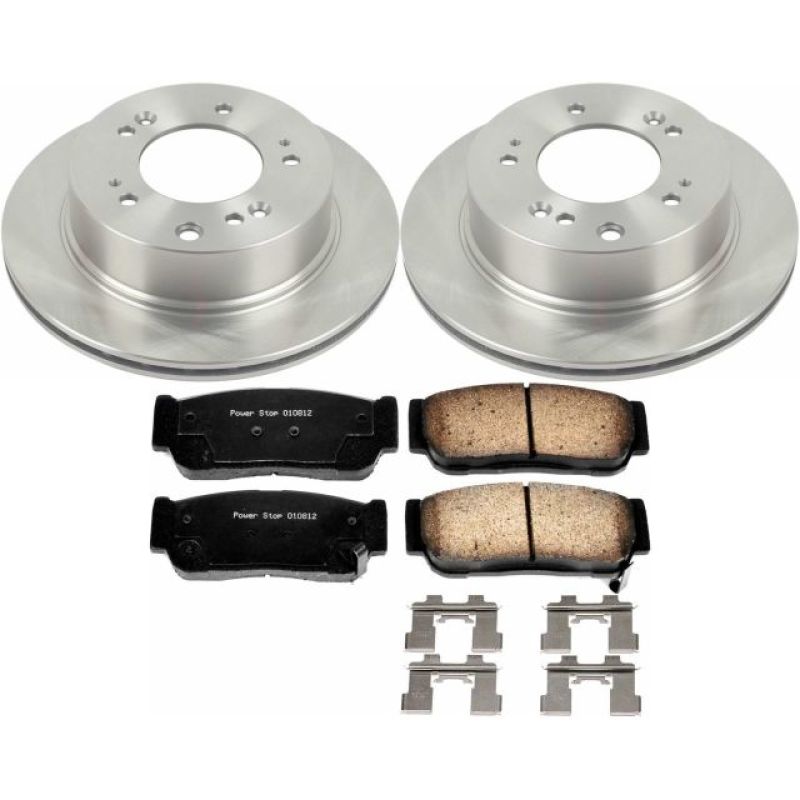 PSB Autospecialty Kit - Power Stop 07-09 Kia Sorento Rear Autospecialty Brake Kit