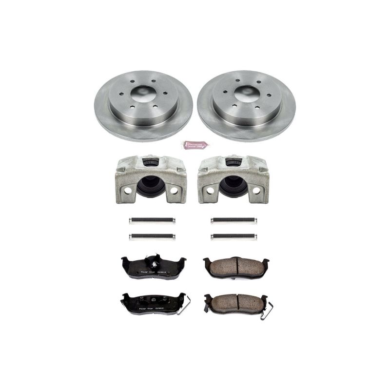 PSB Autospecialty Kit w/Cals - Power Stop 04-10 Infiniti QX56 Rear Autospecialty Brake Kit w/Calipers