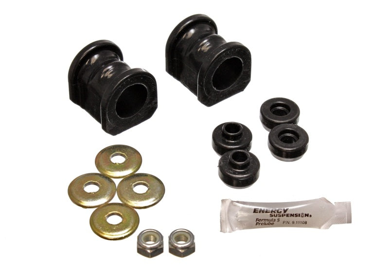 ES Sway Bar Bushings - Black - Energy Suspension 91-94-Nissan Sentra/NX1600/2000 Black 27mm Front Sway Bar Frame Bushings (Sway bar