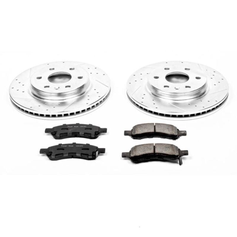 PSB Z23 Evolution Kit - Power Stop 08-17 Buick Enclave Front Z23 Evolution Sport Brake Kit