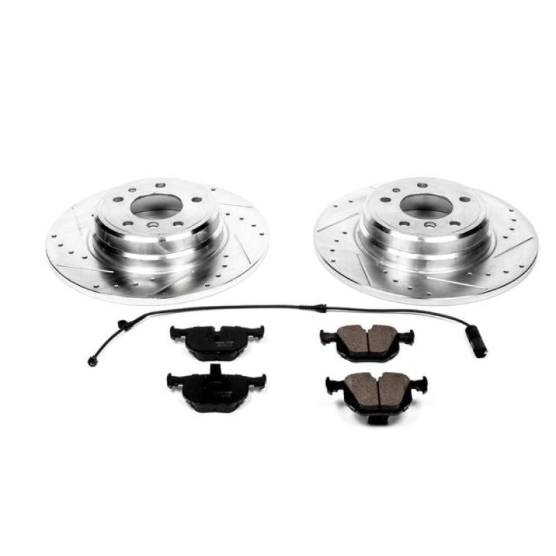 PSB Z23 Evolution Kit - Power Stop 1995 BMW 740i Rear Z23 Evolution Sport Brake Kit